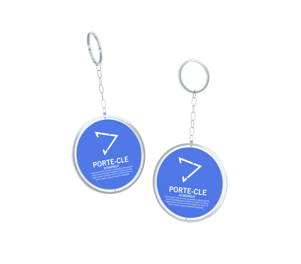 Porte clés Graphelio - L'imprimeur qui imprime tout sur tout