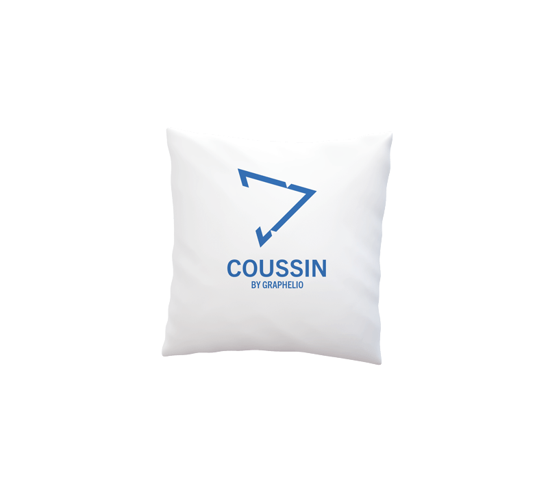 Coussin Graphelio - L'imprimeur qui imprime tout sur tout