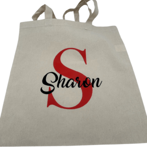 Tote bag avec prénom personnalisé